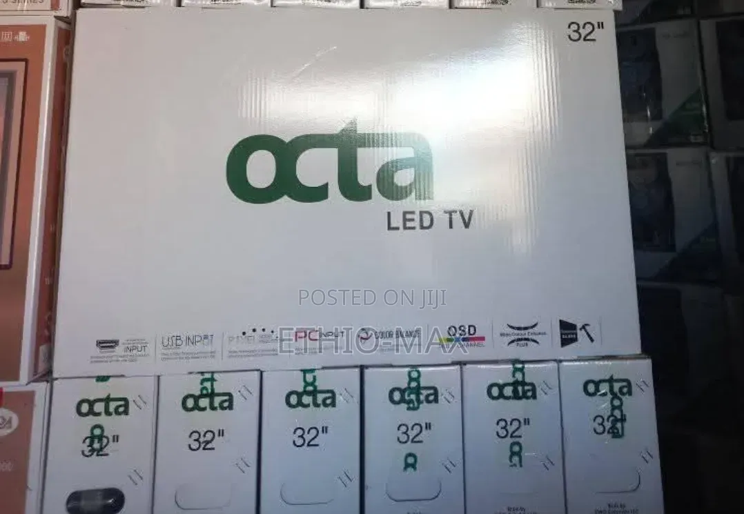 Octa Tv 32" Led Tv Double Glass Tv New 2026