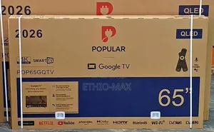 Popular 65” Smart Google Tv – Qled | New 2026 Model