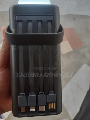 ከ 12 ስልክ በላይ መሙላት የሚችል ፓወር ባንክ T-max 60,000 Mah Power Bank