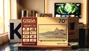 Gsda Tv 70" Smart Android Tv Double Glass Tv New