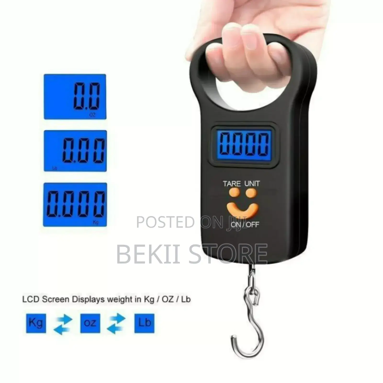 Portable Digital Electric Luggage Scale 50 Kg ዘመናዊ ሚዛን