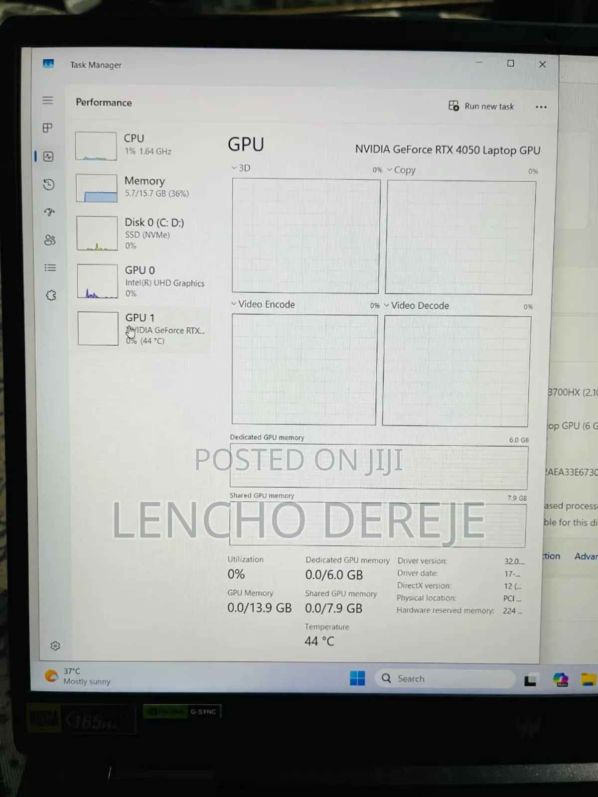 New Laptop Acer Predator Helios Neo 16 16GB Intel Core i7 SSD 1T