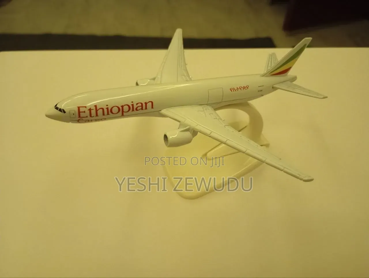 Ethiopian Cargo Small Aircraft Model