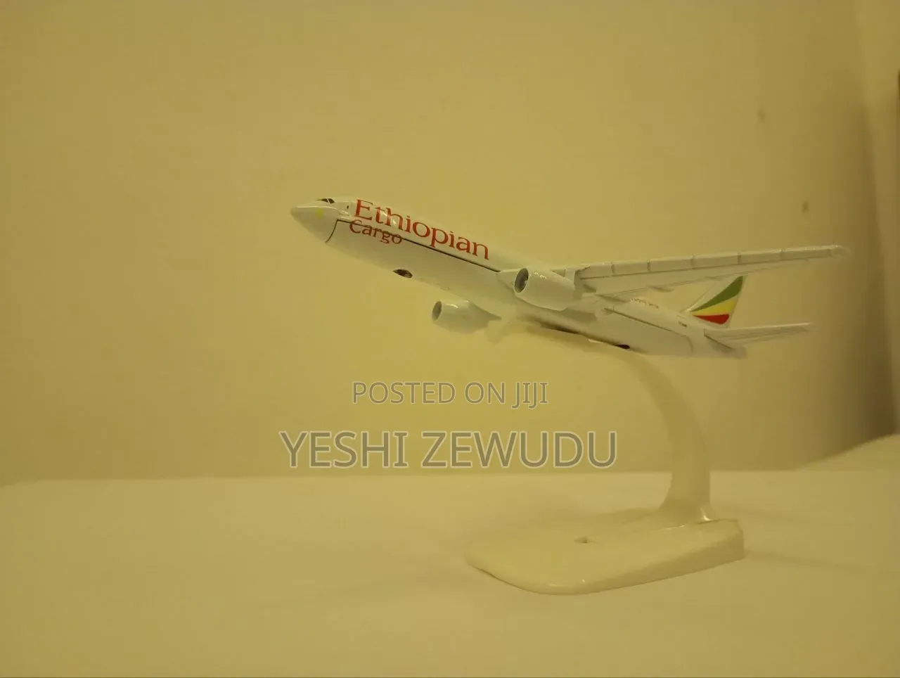 Ethiopian Cargo Small Aircraft Model