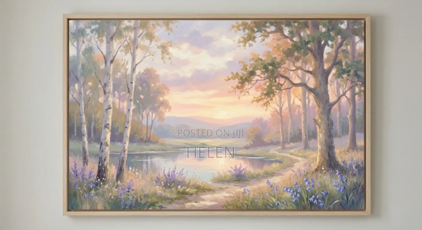 የፀሐይ ግባት መረጋጋት፡ የተፈጥሮ ዝምታ" (Serene Sunset: Nature's Silence)