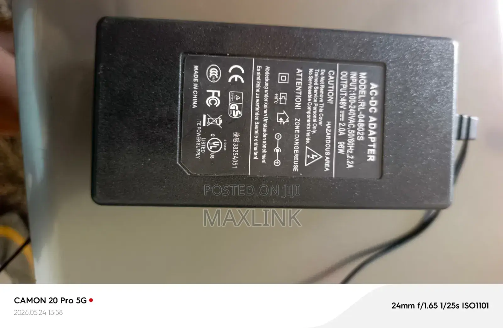 48v 2a Power Adapter
