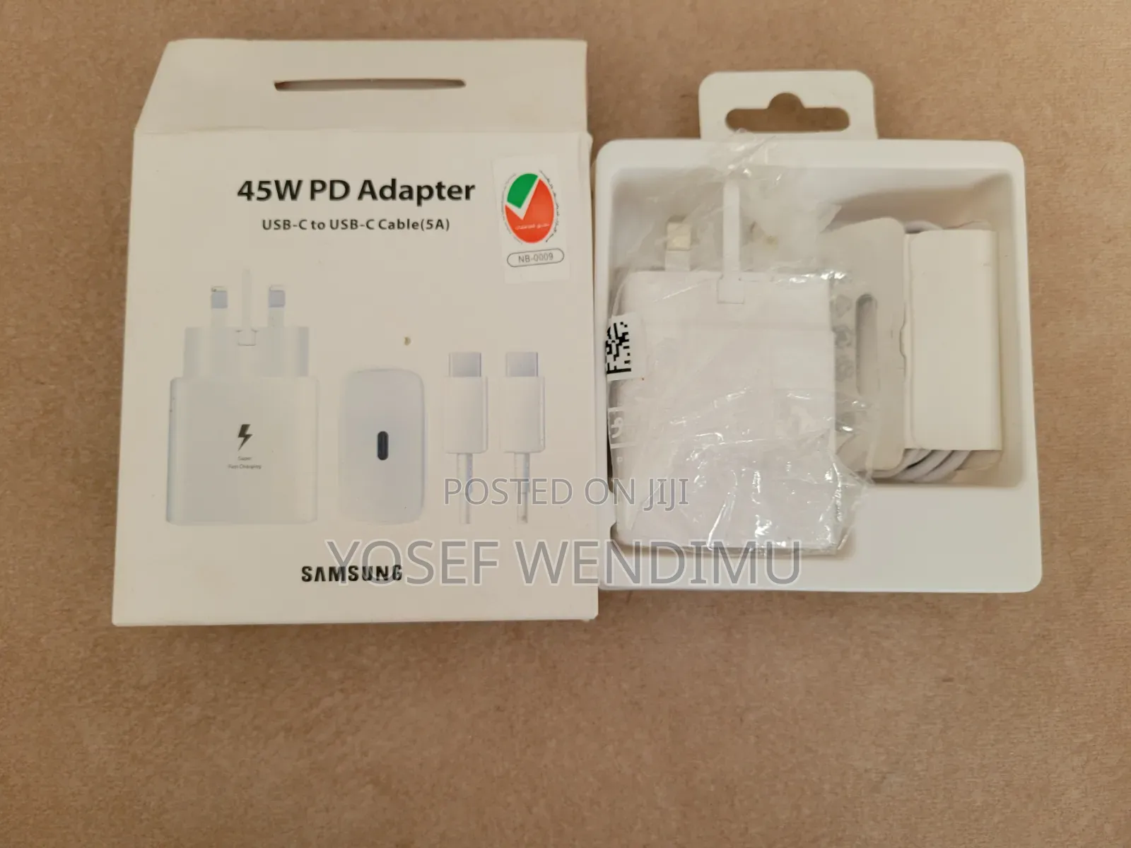 45w Pd Adapter Usb-C to Usb-C Cable (5a)