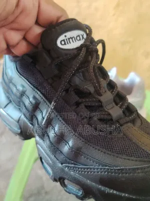 ￼ This Is a Nike Air Max 95 Triple Black Sneaker