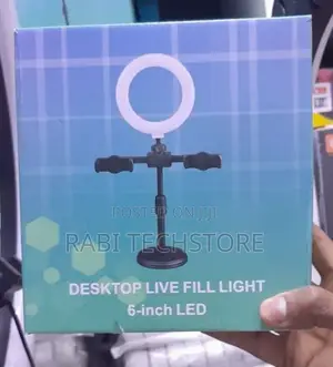6” Desktop Live ( Ring Light )