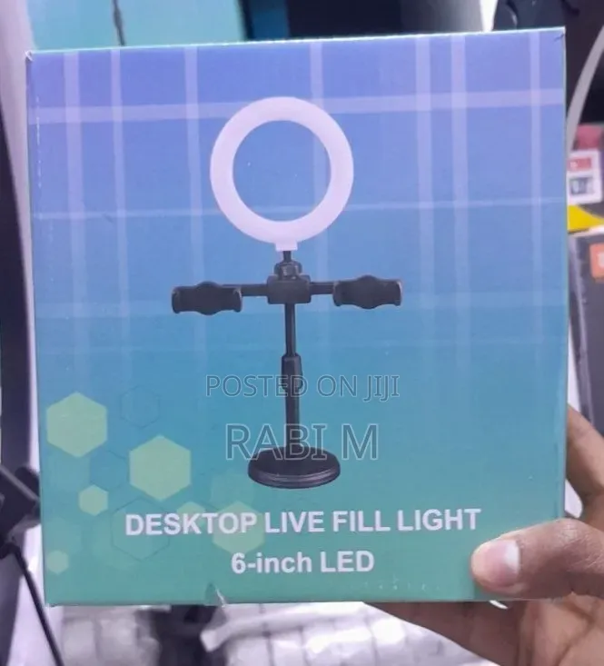 6” Desktop Live ( Ring Light )