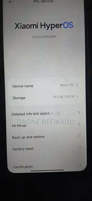 New Xiaomi Redmi 14C 128 GB Black