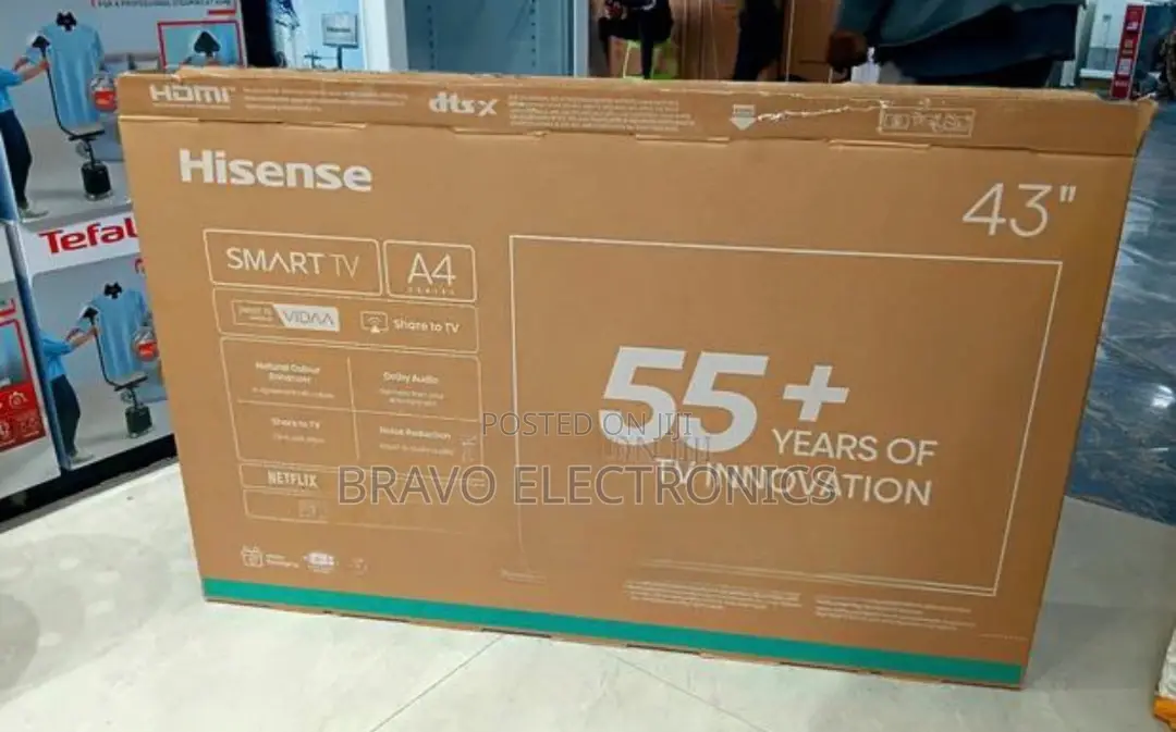Hisense 43” Smart Vidaa Tv Frameless