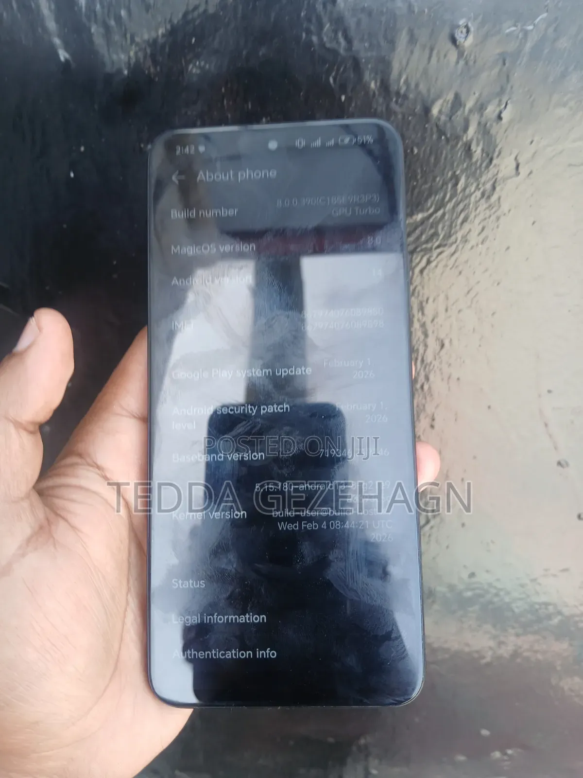 Honor X7b 5G 256 GB Black