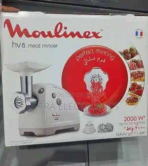 Moulinex Hv8 Meat Mincer. Power: Features a 2000w Motor Capable