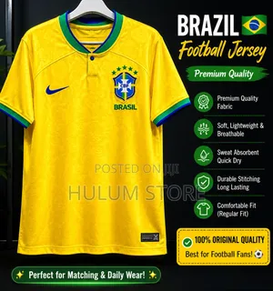 Brazil Football Jersey – Premium Quality