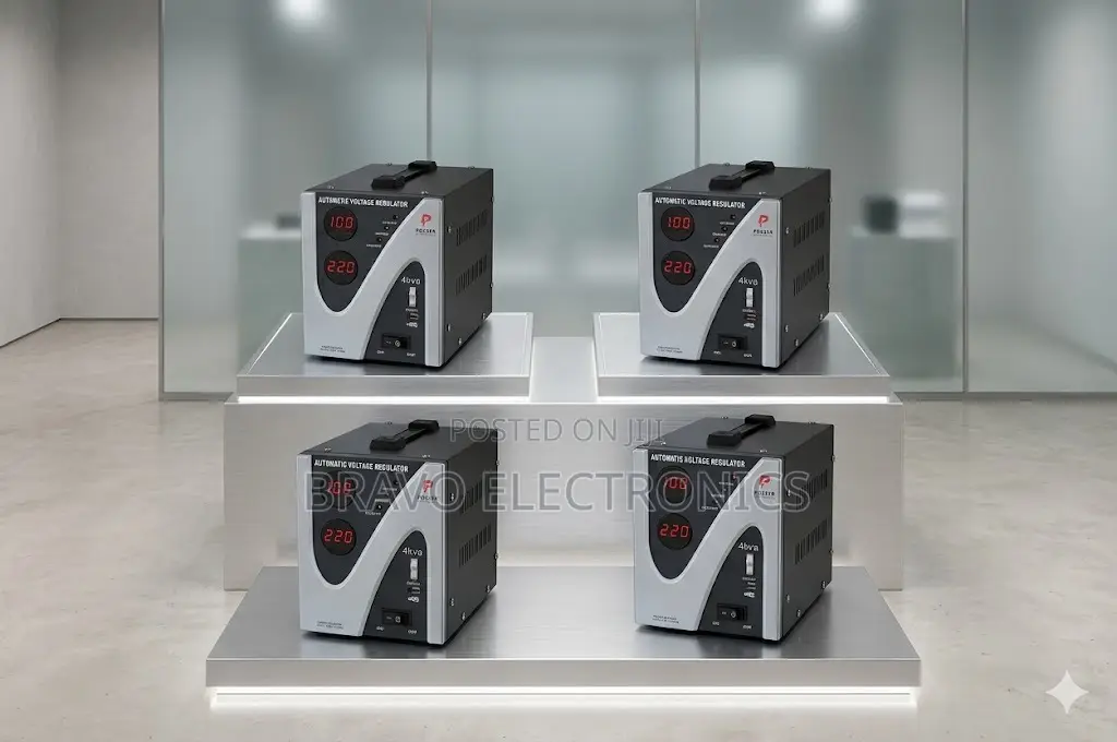 Pozzer 1000w Stabilizer | Servo Motor | Reliable Voltage Protection