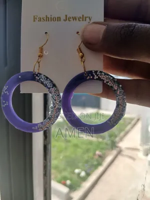 Cutomized Epoxy Ear Rings