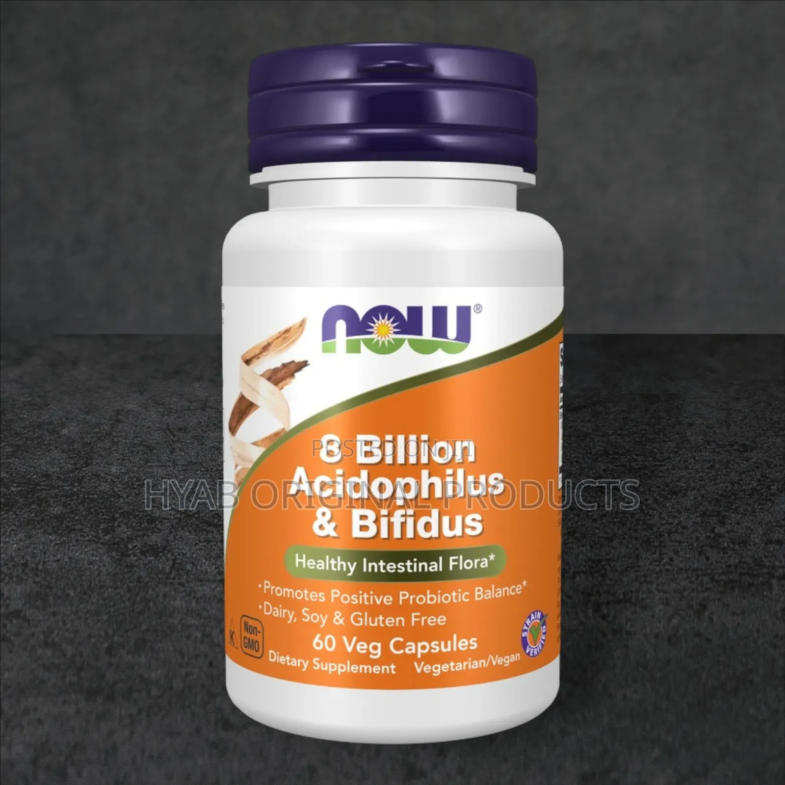 8 Billion Acidophilus Bifidus 60 Veg Capsules