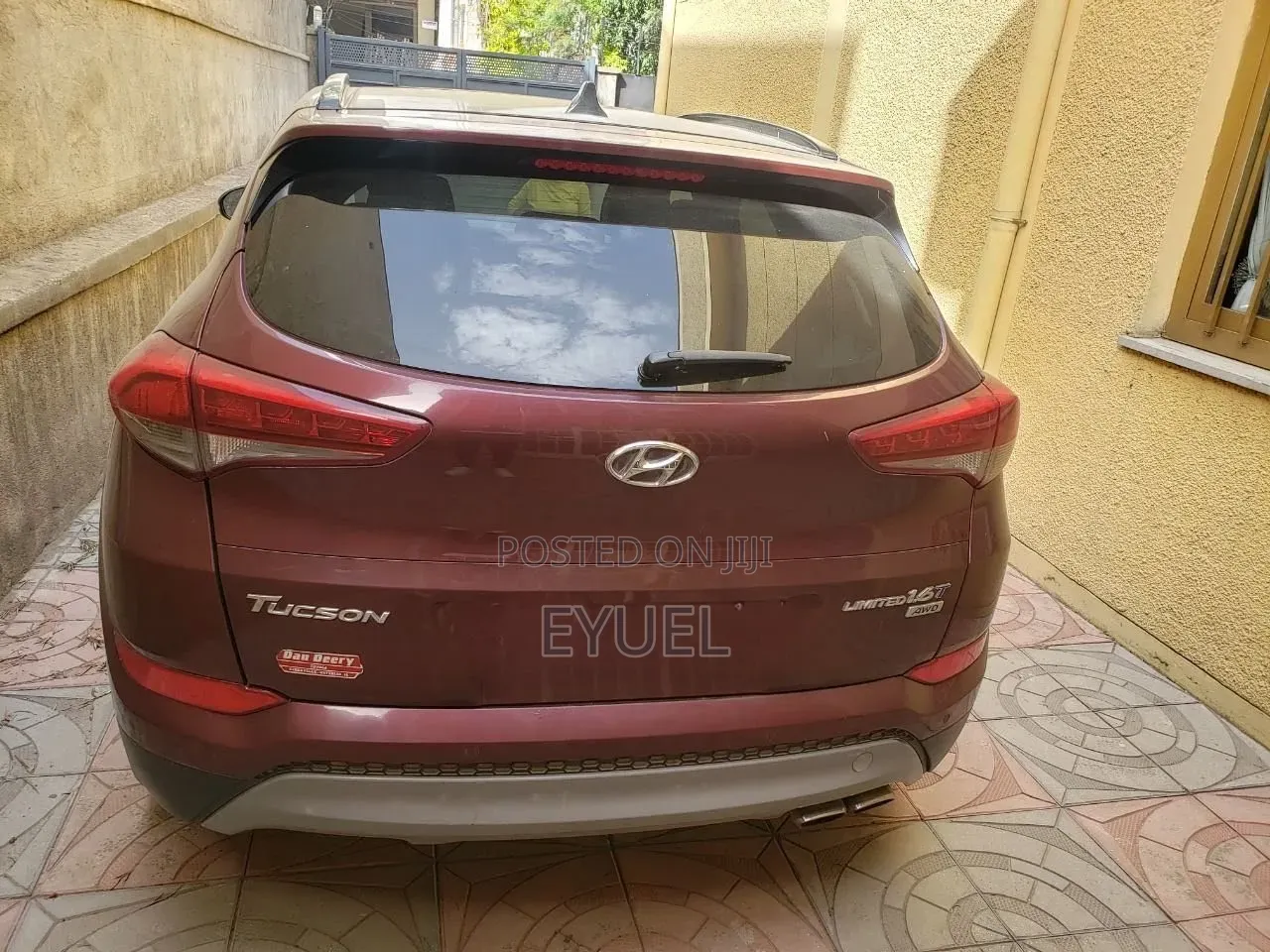 Hyundai Tucson Limited AWD 2017 Burgundy