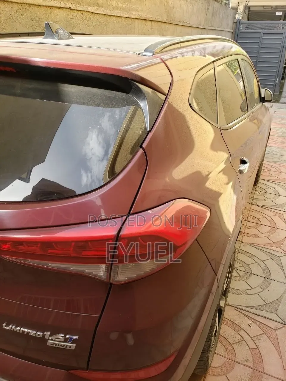 Hyundai Tucson Limited AWD 2017 Burgundy