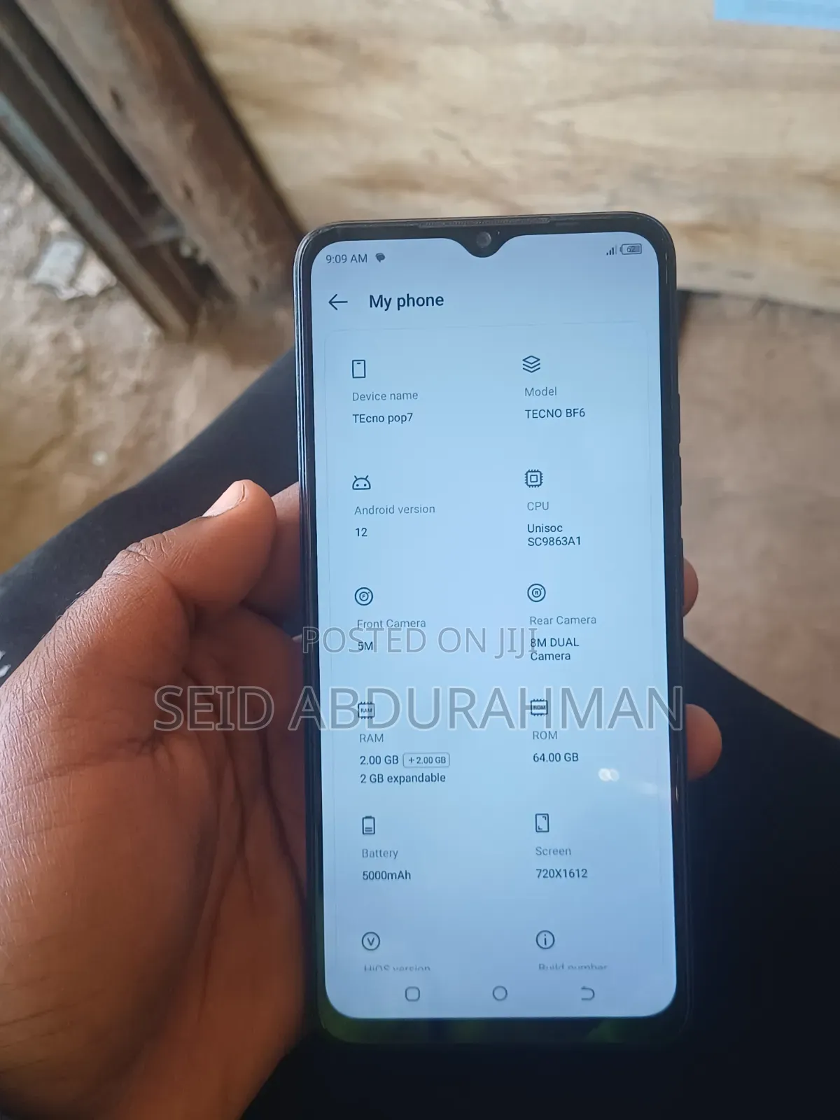Tecno Pop 7 64 GB Gray