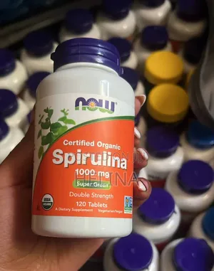 Certified Organic Super Green Spirulina 1000mg 120 Tablets From Usa