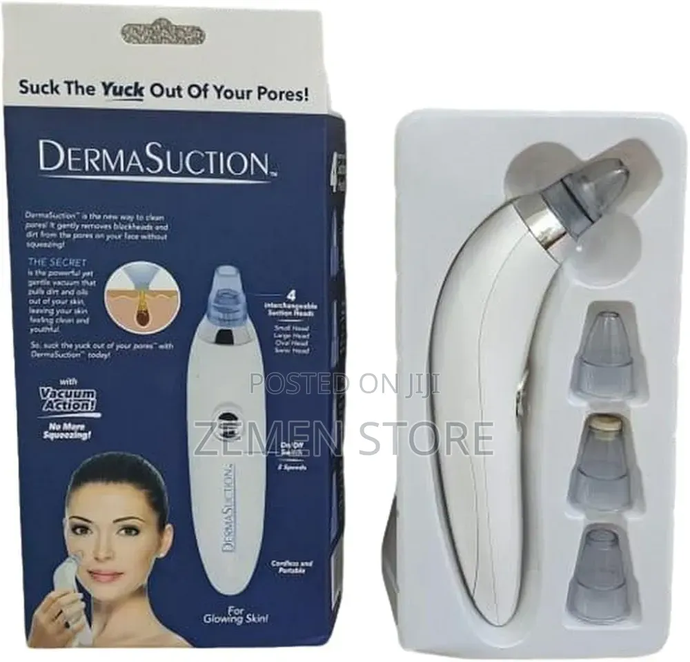 Dermasuction Facial Pore Cleaner | ፅድት ያለ ፊት የሚያጎናጽፍ ማሽን