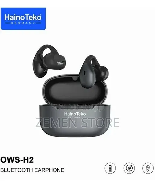 Haino Teko Ows-h2 Tws Earphone | ክፍት የጆሮ ዲዛይን ያለው ዘመናዊ ኤርፎን