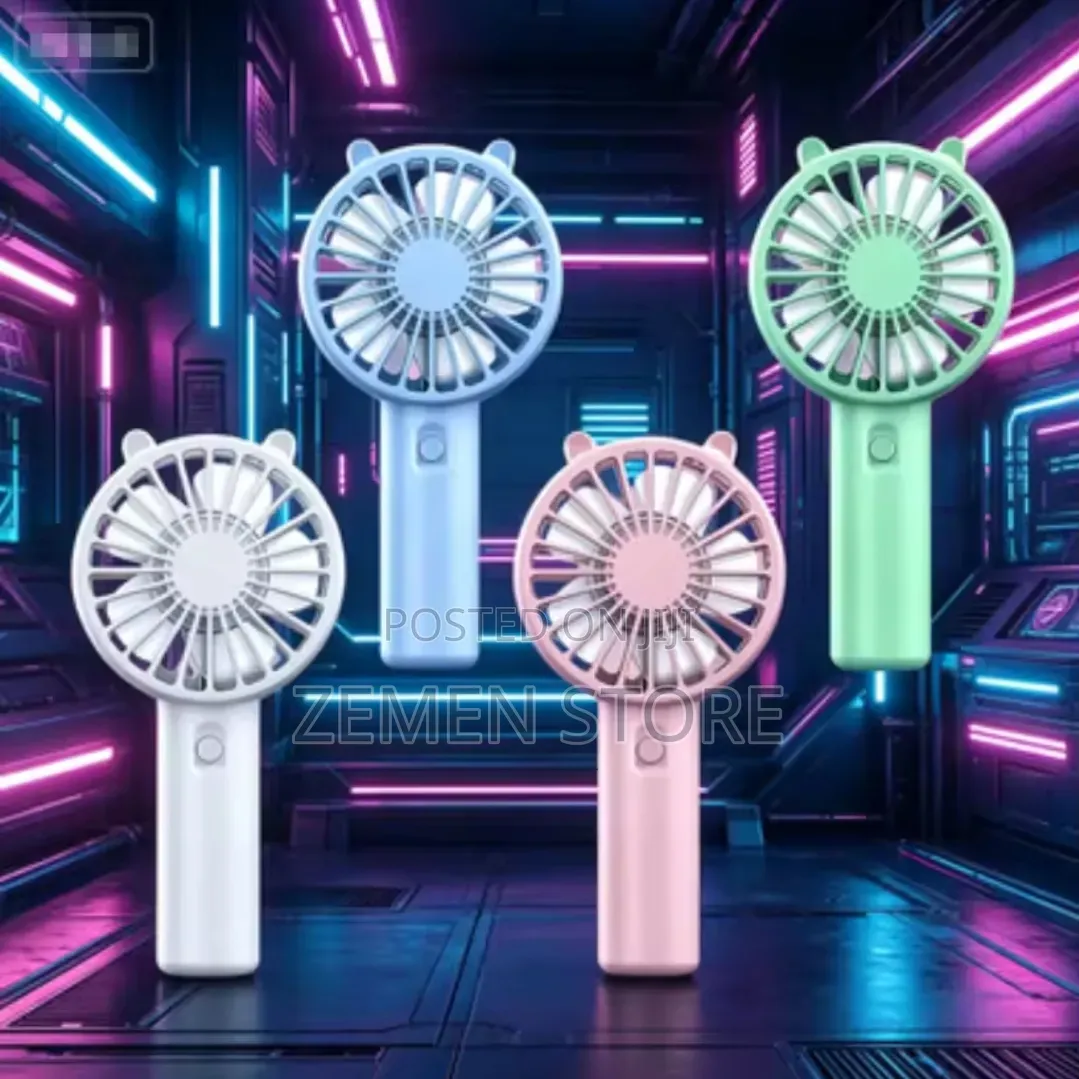 ቻርጅ የሚደረግ ዘመናዊ የሚንቀሳቀስ ፋን | Rechargeable Mini Desktop Fan