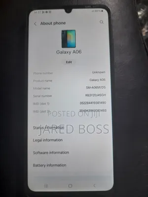 Samsung Galaxy A06 128 GB Blue