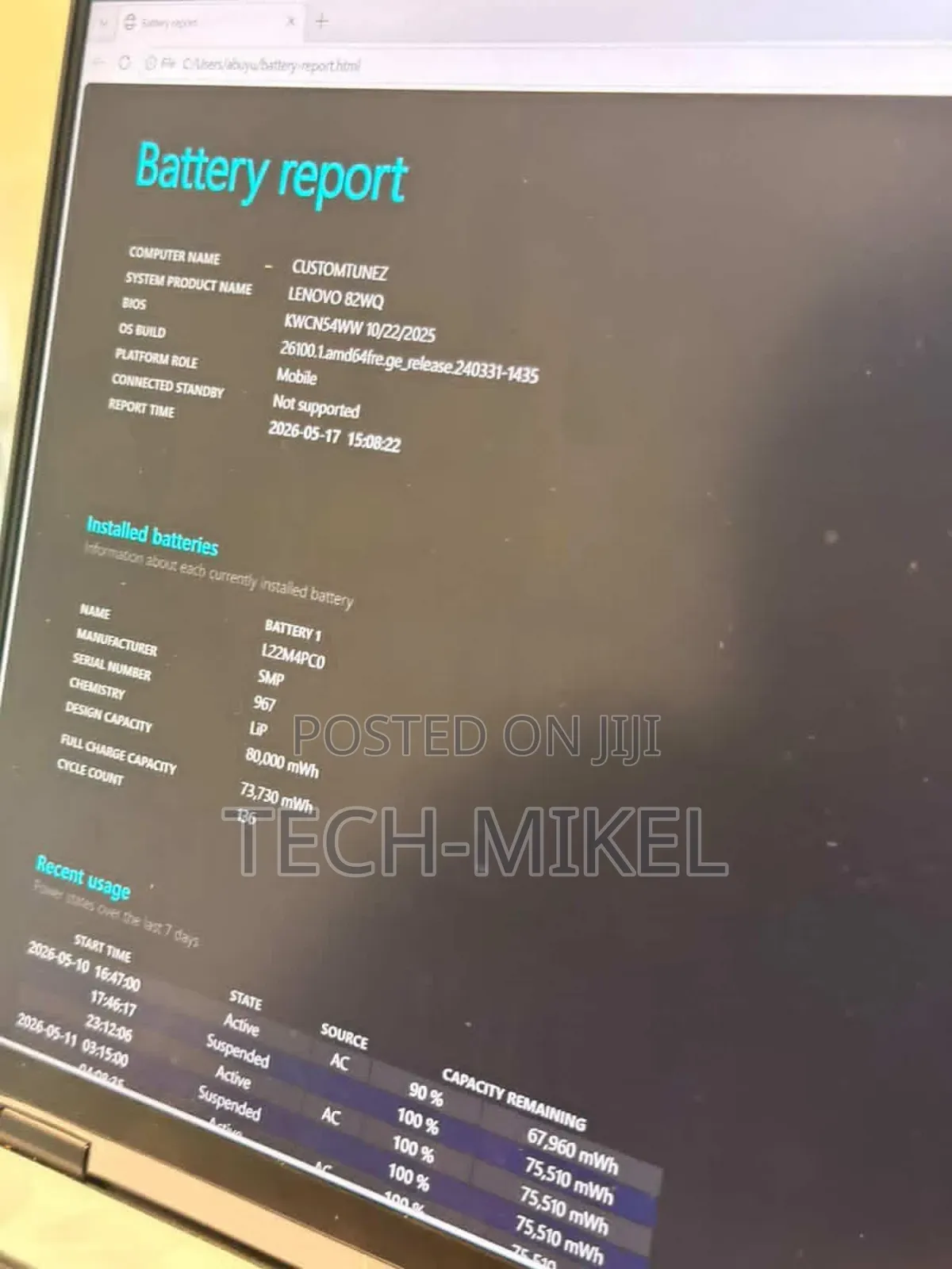 Laptop Lenovo 32GB Intel Core i9 SSD 1T