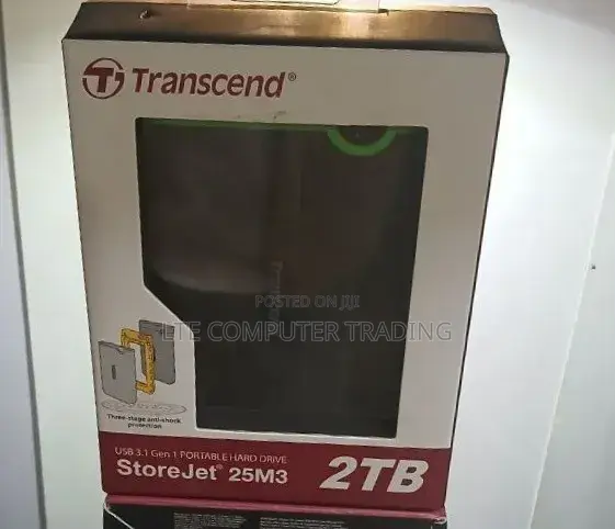 2tb Transcend External Hard Disk Drive Storage