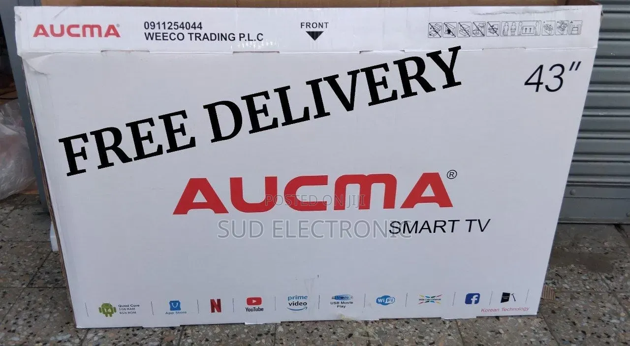 Aucma 43" New 2025 Smart Tv