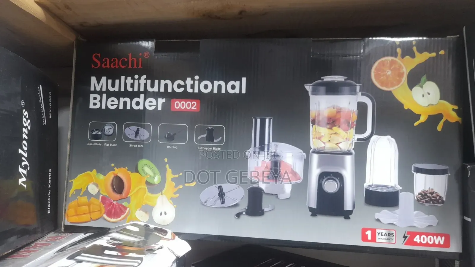 Saachi Multifunctional Blender(4 In 1)