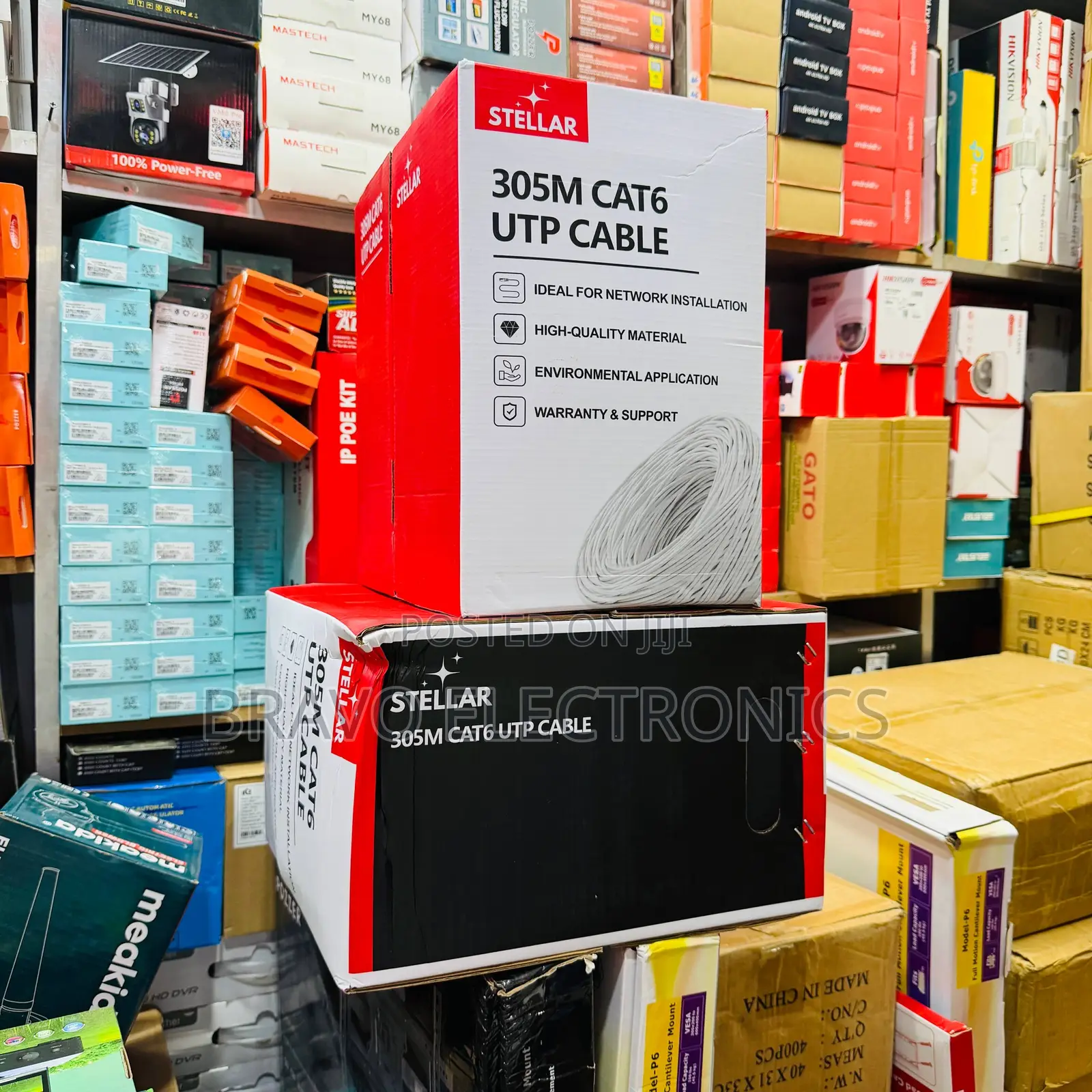 Stellar Cat6 Utp Cable | Copper Network Cable | High Speed Connection