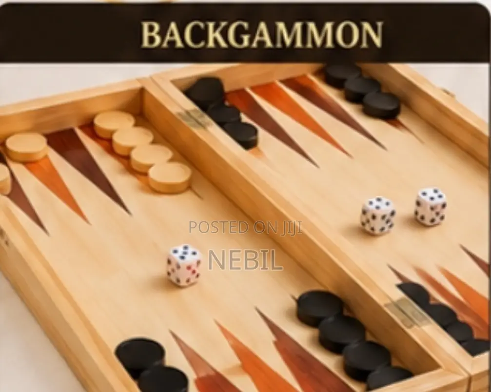 Chess Checkers Backgammon Set