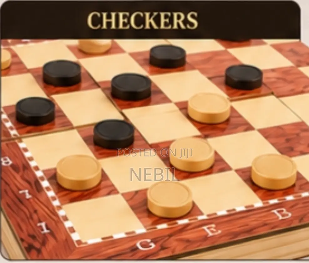 Chess Checkers Backgammon Set