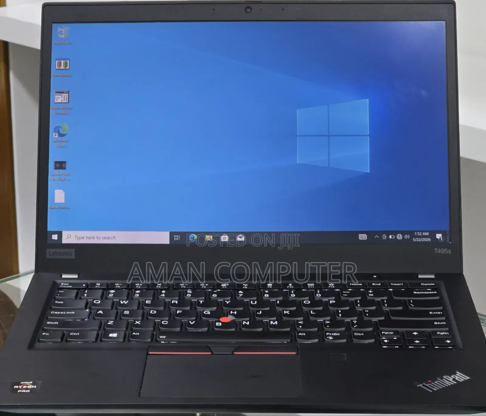 New Laptop Lenovo ThinkPad t495s 16GB AMD Ryzen 7 SSD 512GB