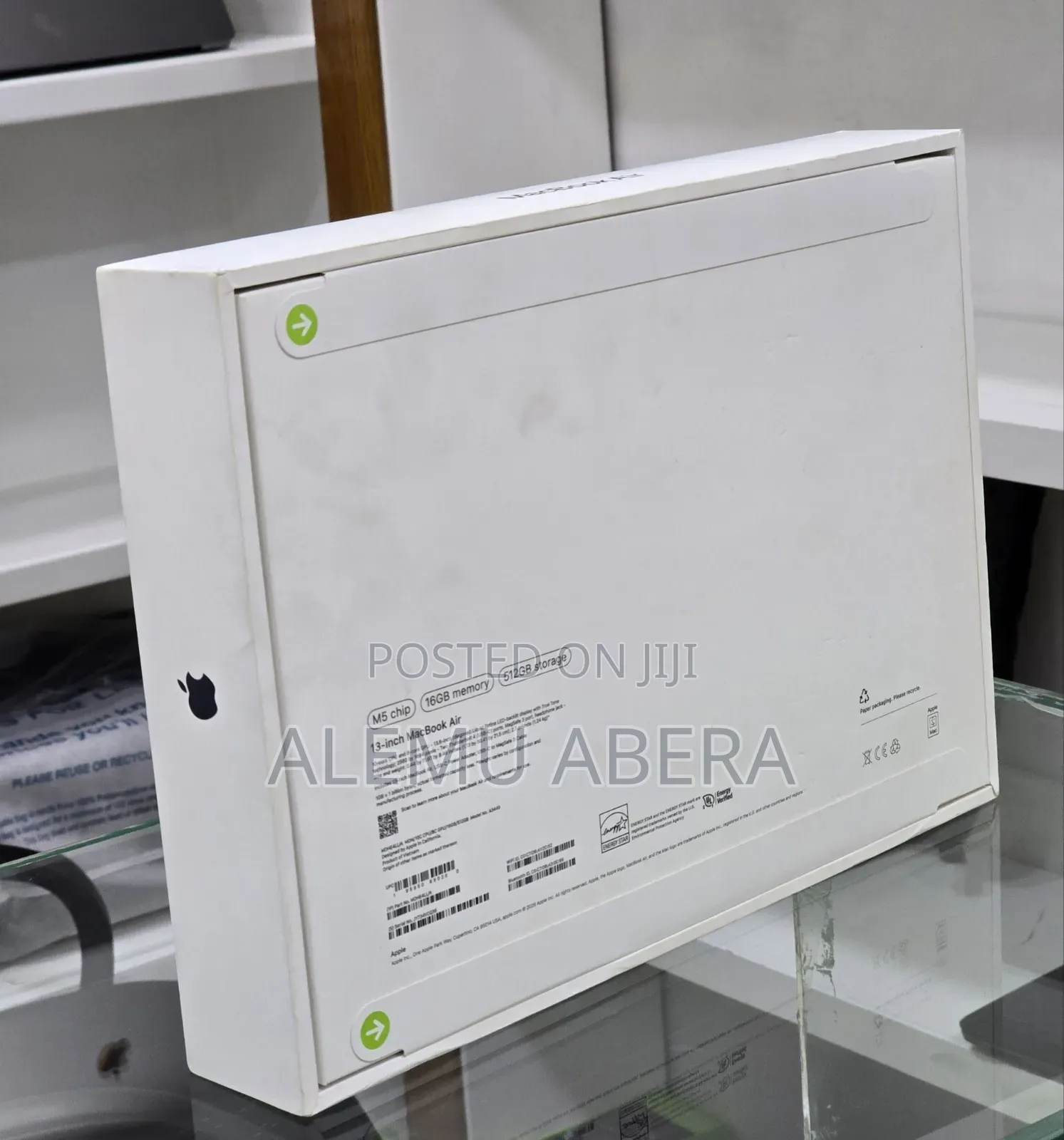 New Laptop Apple MacBook Air 2026 M5 13-inch 16GB Apple M5 SSD 512GB