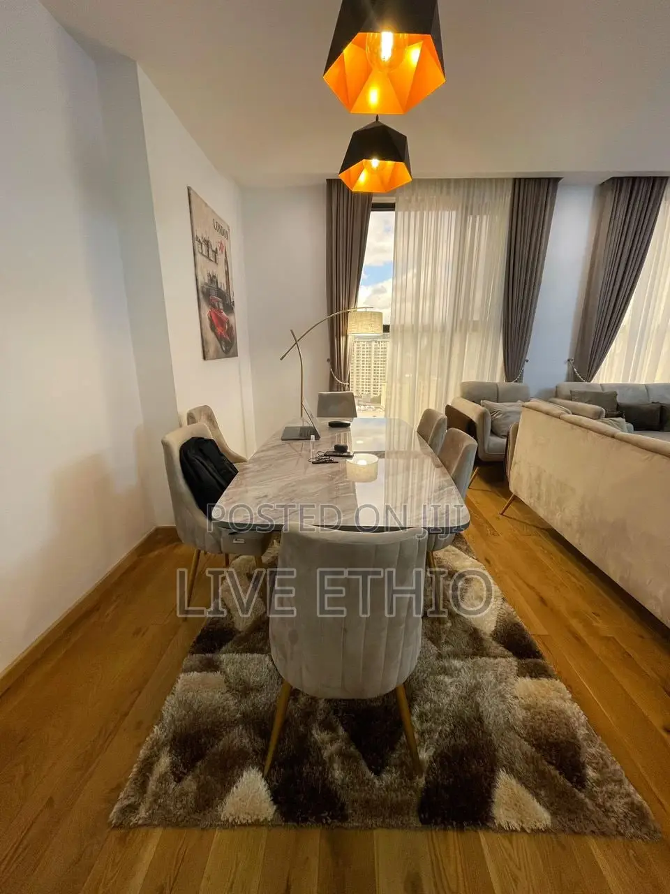 Furnished 2bdrm Apartment in Bole for rent