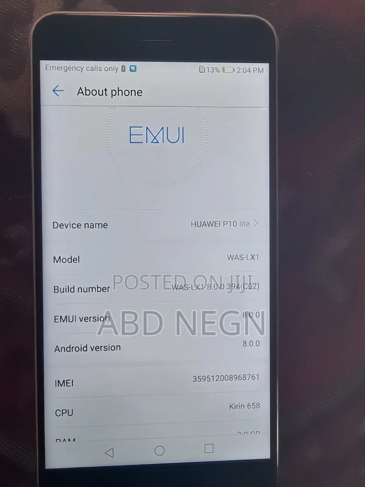 Huawei P10 Lite 32 GB Black