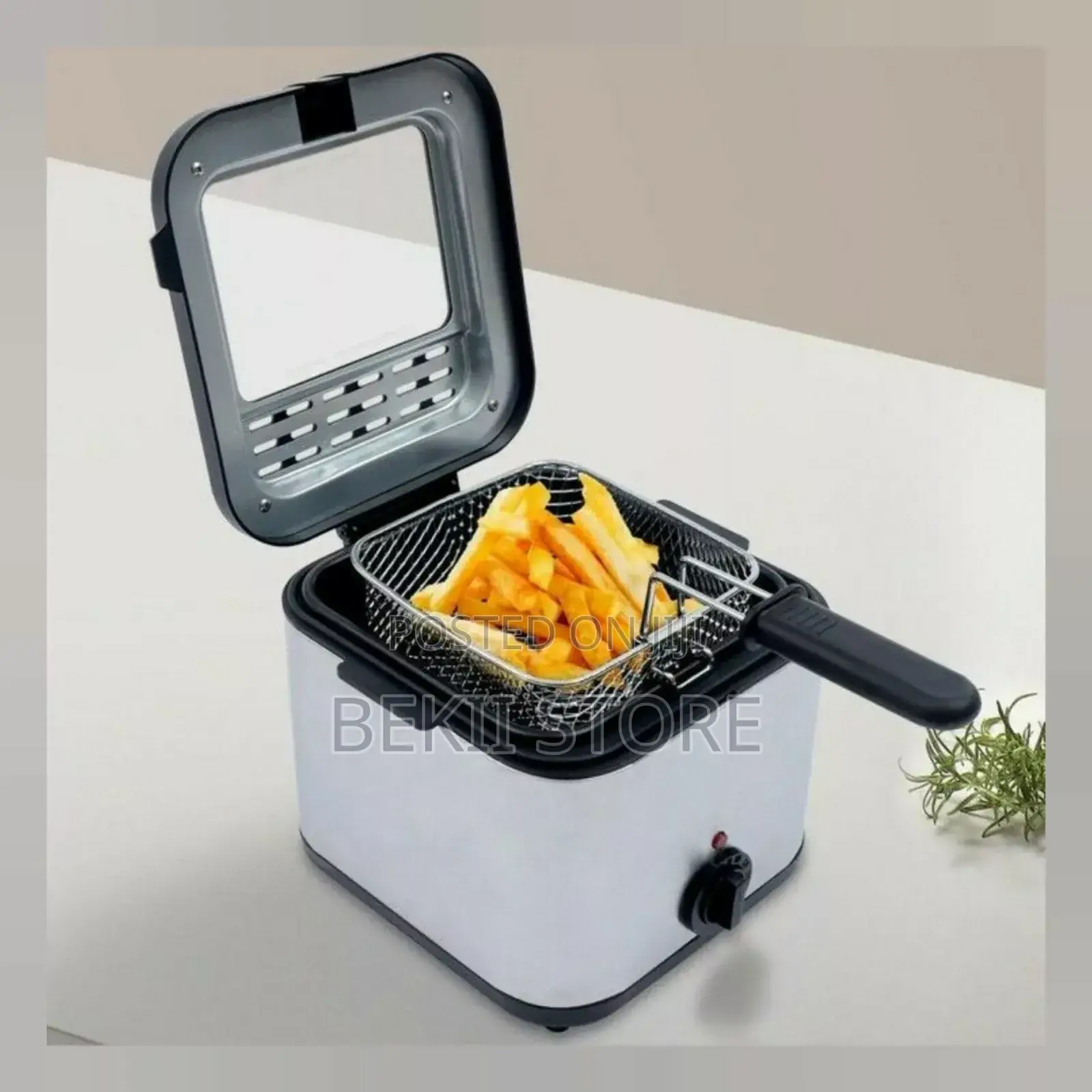Compact Electric Deep Fryer Multipurpose Home Frying Machine