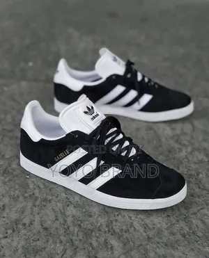Adidas Gazelle Core Black/Cloud/White Unisex Fashion Shoes