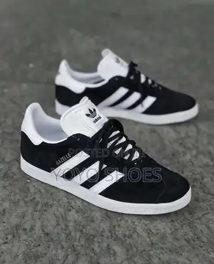 Adidas Gazelle Core Black/Cloud/White Unisex Fashion Shoes