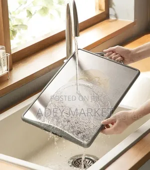 .Stainless Steel Double Side Cutting Board