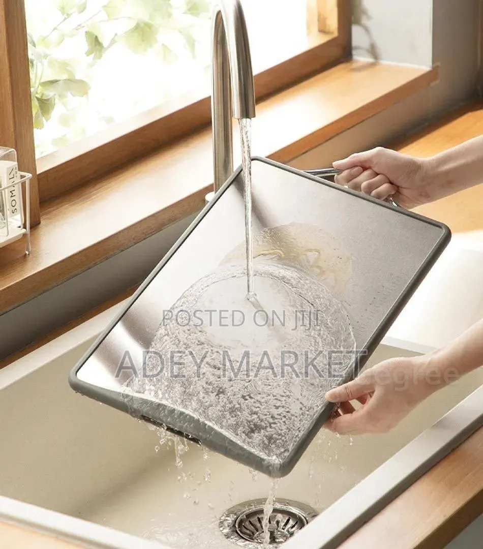 .Stainless Steel Double Side Cutting Board