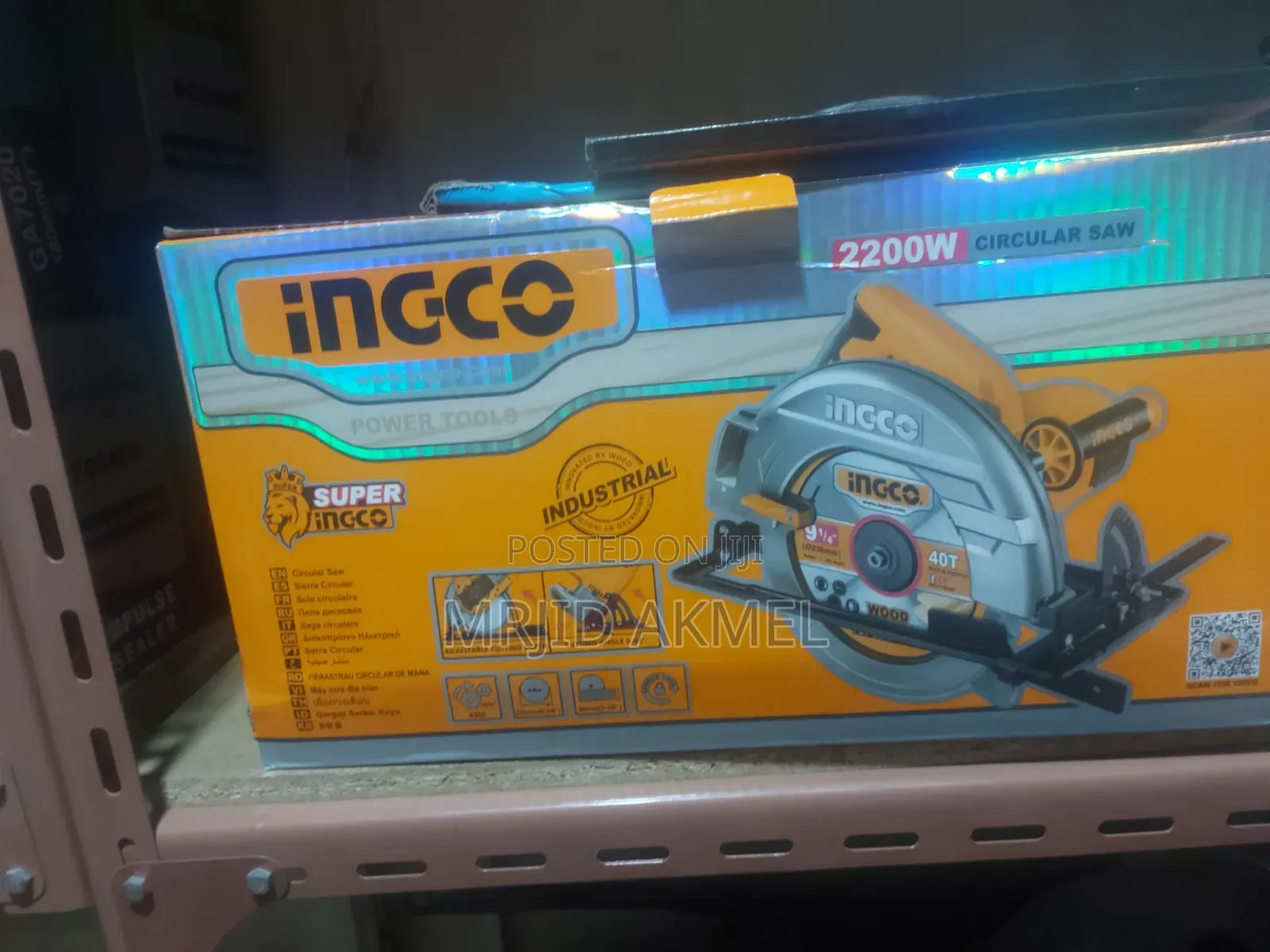 Ingco 2200w Circular Saw 40t
