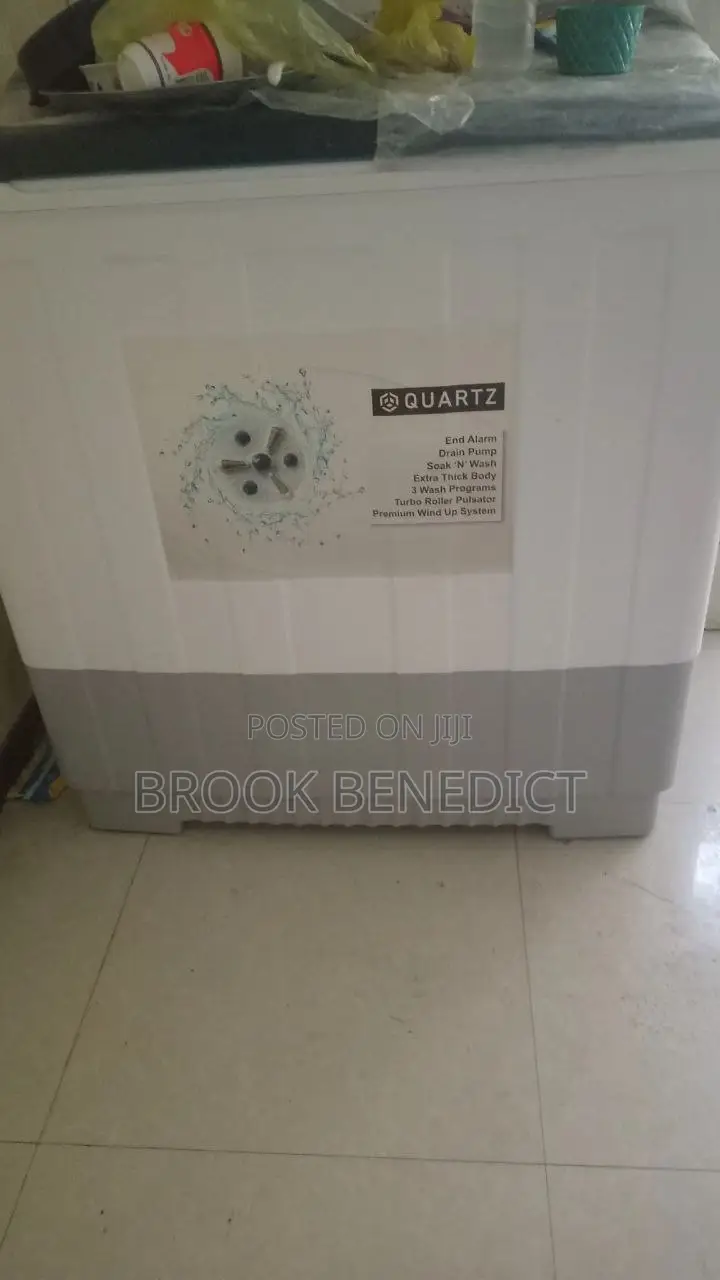 የልብስ ማጠቢያ ማሽን (Quartz Semi Automatic Washing Machine)