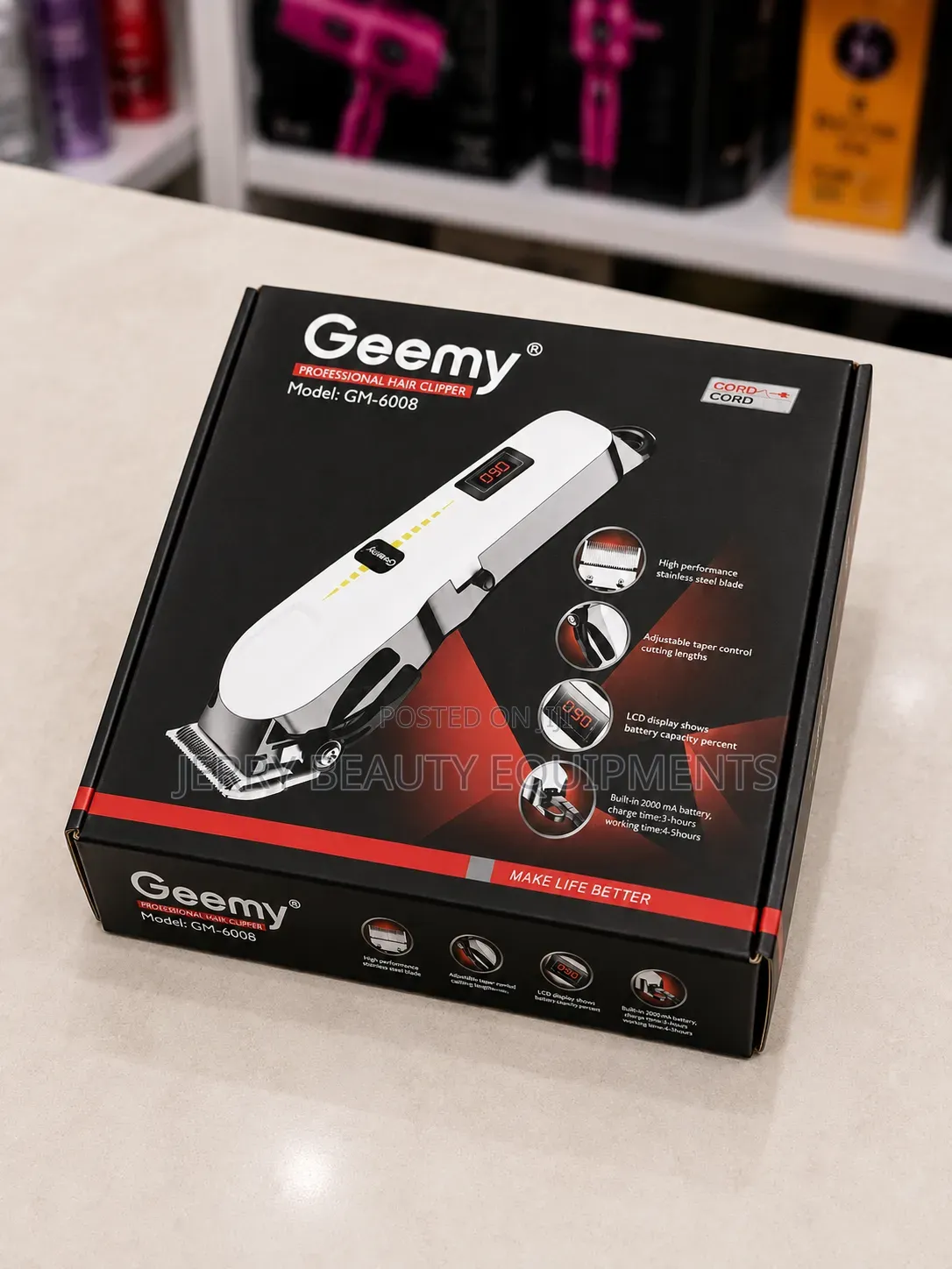 Geemy6008 Cordless Hair Clipper