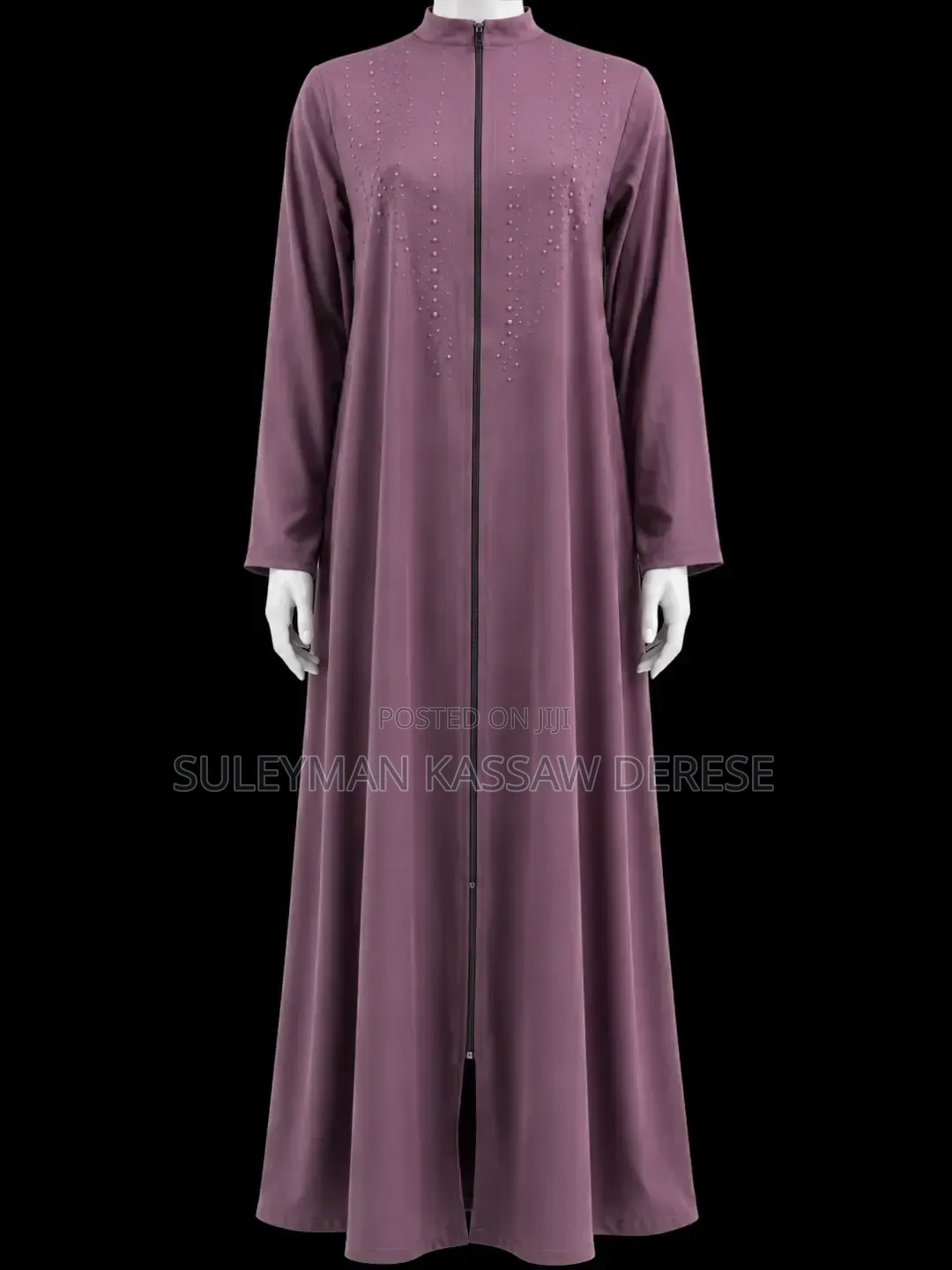 Luxury Turkish Rough Stone Abaya